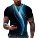 thumbnail image 1 of Men'S T-Shirt Short Sleeve Printed Summer Round Neck Top Trend Casual Sweatshirt3XL, 1 of 5