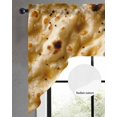 thumbnail image 2 of Bread Swag Valances for Windows, Small Curtains Drapes, Farmhouse Brown Chic Abstract Food Texture Kitchen Window Curtains Over Sink Rod Pocket Window Treatment Valance for Bedroom/Bathroom 56"x36", 2 of 5