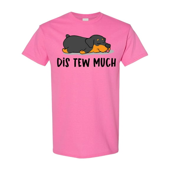 Inktastic Napping Dis Tew Much Rottweiler T-Shirt