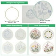 thumbnail image 4 of Hands DIY Embroidery Starter Kit Hand-made Cross Stitch Kit with Pattern and Instructions Full Range of Embroidery Kits Embroidery Hoops DIY Embroidery Crafts for Adults Beginner, 4 of 10