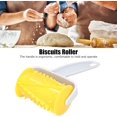 thumbnail image 2 of Veeki Lattice Roller Cutter, DIY Dough Roller Innovative ABS Pastry Roller Baking Accessory for Biscuits Breads Making (Triangle Biscuit Bread)-51502, 2 of 5