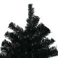 thumbnail image 2 of Topcobe 7.5ft Unlit Artificial Black Xmas Tree, Holiday Decor, 1346 Branch Tips, Auto Open, Steel Base, Christmas Tree for Indoor Decoration, 2 of 8