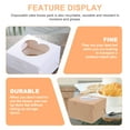 thumbnail image 3 of 20 cajas para panadería, embalaje de alimentos, para pasteles, mini muffins, galletas, con ventana, embalaje en forma de corazón., 3 of 6