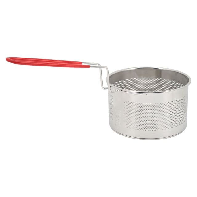 Canasta De Freidora, Cestas De Freír De Acero Inoxidable Para Freír Canasta De Pasta Para Hervir Con Ergonómico Para Papas Fritas, Pies De Pollo, Anillos De Cebolla,