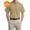 Khaki, variant on S500T Short Sleeve Twill Shirt, Khaki, M, Mens Casual Button Down Shirts