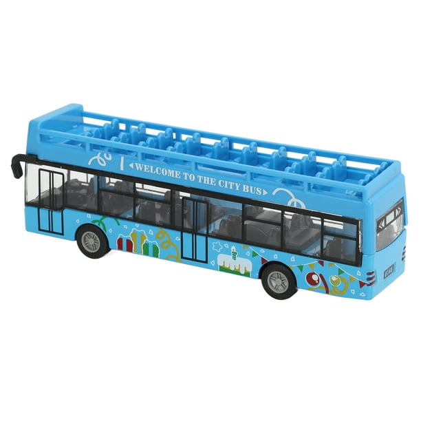 Modelo De Juguete De Autobús, aleación Resistente Segura De Juguete De Autobús Urbano Para Colección Para Niños