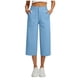 thumbnail image 1 of TaTaai Women's Stretch Lightweight Wide Leg Trousers Cropped 7/8 Length Quick-Dry Casual Work Travel Hiking Pants with Button Closure and Side Pockets Gift, 1 of 9