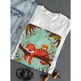 thumbnail image 3 of Image Conscious Sleeping Tiger Mom T-Shirt Womens -Jay Fleck Designs, Female Regular Fit, 3 of 4