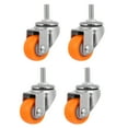 thumbnail image 1 of Milisten 4 Pcs Roulettes Silencieuses pour Meubles Roulettes Industrielles Rotation Silencieuse, 1 of 5