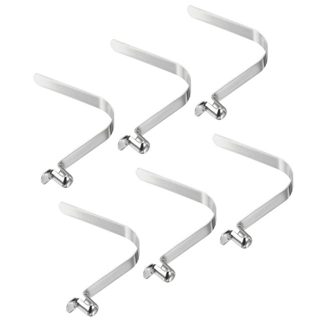 Unique Bargains 8x5.5mm Kayak Paddle Snaps, Hollow Button Single Pin Lock Tube Spring Clips for Tent Pole, 6 Pack