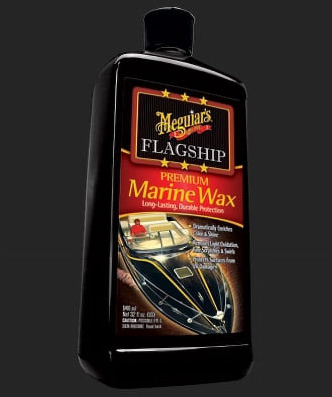 Meguiar's Flagship Premium Marine Wax, Off-White, Liquid - Boat Polish, 32 Oz - image 3 of 5