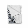 thumbnail image 2 of Letter a Soft Flannel Fleece Throw Blanket, Realistic Soccer Balls in Form of Capital Sports Play League Competition Theme, Cozy Plush for Indoor and Outdoor Use, 70" x 90", Black White, by Ambesonne, 2 of 6