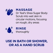 Dr Teal’s Shea Sugar Sleep Scrub with Melatonin, Lavender & Essential Oils, 19 oz
