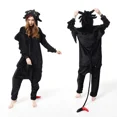 thumbnail image 3 of Black Animal Kigurumi Adults Onesies Women Men Pajamas Halloween Costumes Cosplay Cute Jumpsuit Birthday Christmas Gift Toys, 3 of 5