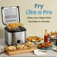 thumbnail image 2 of Chefman 2.5L Deep Fryer with Wire Basket, Temperature Control & Windowed Lid – Stainless Steel, 2 of 7
