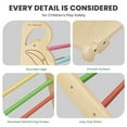 thumbnail image 5 of BlueWood Triangle Climbing Set Indoor Playground 3-Piece, 5 of 9