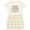 Natural with Stripes, variant on Inktastic Mimi and Papa Love Me Girls Toddler Dress