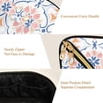 thumbnail image 5 of FORMRS Makeup Bag Travel Cosmetic Organizer for Women Fold Flat Zipper Pouch with Handle, Pink Mosaic Pattern, 5 of 8