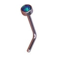 thumbnail image 1 of Langgg Nose Studs Simple Style Woman Dressing Adorn Fashion Decor Accessory Stainless Steel L-shaped Jewelry Screw Pin Type 1 Type 3 1Set, 1 of 6