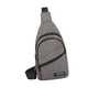 thumbnail image 1 of Bolso de hombro para hombre, mochila informal, ligero, resistente al agua, bolso de pecho para correr, trabajar, Gris, 1 of 9