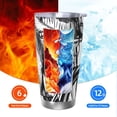 thumbnail image 6 of KLL Capybara Riding Bicycle Print 40oz Stainless Steel Insulated Car Cup with Spillproof Lid - Keep Your Drink Hot or Cold on the Go-Straw Two-piece Set, 6 of 8
