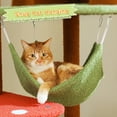 thumbnail image 6 of PAWZ Road Floor to Ceiling Cat Tree 92"-102" Adjustable Cat Tree Multi-Level Cat Tower for Indoor Cats, Brown, 6 of 9