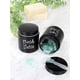 thumbnail image 3 of Frascos de vidrio Cornucopia de 120 ml con revestimiento negro, paquete de 12 con tapas, 3 of 9