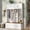 Ancient White, variant on Farmhouse Entryway Hall Tree with Coat Hooks, Cabinets and Drawers, Storage Bench Organizer for Mudroom, Ancient White Finish