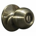 thumbnail image 4 of Hyper Tough Bed/Bath Ball Style Doorknob, Antique Brass Finish, 4 of 10