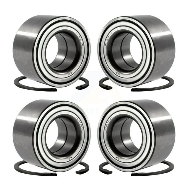 Kugel Front Rear Wheel Bearing Kit for Car Ford Fusion Lincoln MKZ Mercury Milan - Left Right Side (Driver Passenger) K70-101727