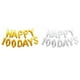 thumbnail image 4 of de Lámina de Aluminio de Feliz 100 Días Accesorio de de Bautizo de Bebé Oro Gloria Globos de papel de aluminio, 4 of 9