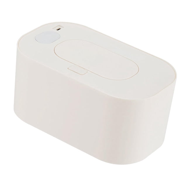 Calentador de toallitas húmedas para bebés, caja calefactora para toallitas infantiles, inteligente, fácil de usar, carga USB. Blanco