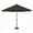 Black, variant on SimplyShade Octagon Outdoor Patio Umbrella with Push Button Tilt - 11' - Fawn Beige