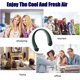thumbnail image 4 of Ventilador doble para colgar en el cuello WEIHJMXG verde, 4 of 4