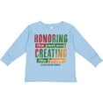 thumbnail image 3 of Inktastic Honoring the Past and Creating the Future Black History Boys or Girls Long Sleeve Toddler T-Shirt, 3 of 5