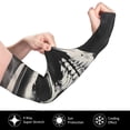 thumbnail image 3 of Picia Magician Hat Skull Arm Sleeves for Men and Women - Tattoo Cover Up UPF 50+ Cooling Sports Sleeve for Basketball Golf Football-One Size, 3 of 8