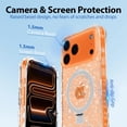 thumbnail image 3 of Funda Casehas para iPhone 17 Pro Max de 6.9 pulgadas con purpurina magnética transparente, 3 of 7