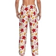 thumbnail image 7 of Salouo fall laef Maple Print Pajama Pants for Men, Lounge Pants Elastic Waistband Casual Men's sleepwear Loungewear Sleep Pajama Pant -X-Large, 7 of 7