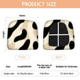 thumbnail image 3 of Black and Beige Modern Art Geometric Seat Covers for Dining Room Chairs Set Of 4,Stretch Printed Washable Chair Seat Cover with Elastic Ties and Button,Removable Waterproof Couch Cushion Covers, 3 of 6