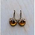 thumbnail image 4 of Vintage Bronze Dragonfly Earrings Fashion Gold Color Metal Carving Pattern Inlaid Moonstone Drop Earrings for Women Jewelry, 4 of 6