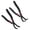 Black, variant on Rivet Extractor With 30 and 80 Degree Angles For Car Trim Removal Comfortable Handle