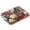 Blue, variant on PETGLE Build-A-Board Snowman Shaped Bamboo Serving Board with Clear Lid, Make and Take Holiday Charcuterie and Dessert Tray