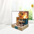thumbnail image 3 of 2x Casa De Muñecas En Miniatura De Madera Juguetes LED Casa En Miniatura Para Regalos De perfke Casa de miniaturas, 3 of 8