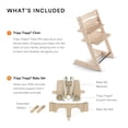 thumbnail image 3 of Trona Tripp Trapp de Stokke, negra - Silla convertible ajustable para niños y adultos - Incluye juego de bebé con arnés extraíble para edades de 6 a 36 meses - Diseño ergonómico y clásico, 3 of 5