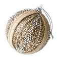 thumbnail image 2 of Rhinestone Pearl Christmas Ornament,Bling Glitter Hanging Decor,Elegant Sparkling Xmas Tree Mantel Window Holiday Decor,B, 2 of 7