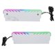 thumbnail image 4 of Disipador De Calor De Refrigeración De Chaleco De Memoria Blanca Radiación De 3 Pines Del Disipador De Calor Del Enfriador Que Brilla Intensamente Con Luz Rgb Monstrate EL006391-00, 4 of 6