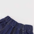thumbnail image 6 of FRSASU Summer Boys Casual Denim Shorts Fashion Solid Color Thin Loose Baggy Jeans Relaxed Fit with Multi-Pocket Streetwear Blue, 6 of 7