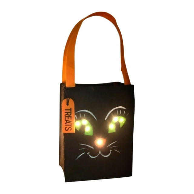 HUASHENG Halloween Bag Candy Bag: A Must For Decoration Funny Pattern Design Portable And Practical Full Of Festive Atmosphere Sugar Artifact
