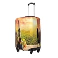 thumbnail image 2 of Easygdp Red Wine Glasses Print Elastic and Washable Suitcase Protective Cover with Hidden Zipper Fits 18-32 inch Luggage -Small, 2 of 9
