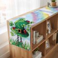 thumbnail image 6 of St. Patrick's Day Table Runner, Green Shamrock Hat Ladybirds Daisy Rainbow Washable Cotton Linen Table Runners 36 Inches Long, Dresser Scarf Runner for Nightstand/End Tables/Round Tables 13''x36'', 6 of 9